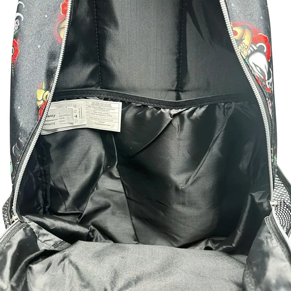 Disney x Loungefly | Unisex | Disney Villains Tattoo Art Black Backpack | OS